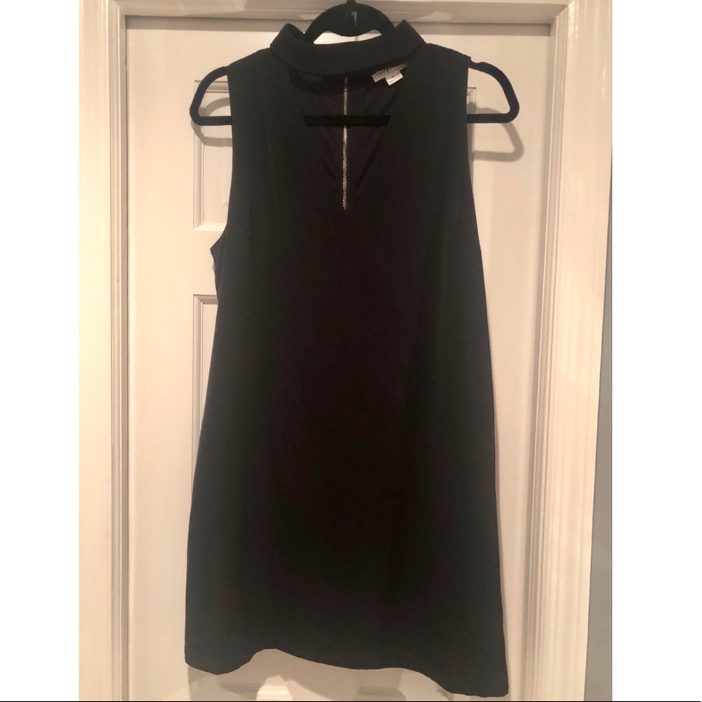 Black cut out dress